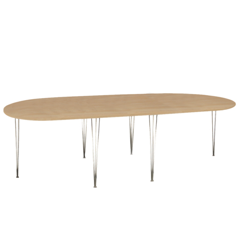 Tables FR-Table CONFERENCE OVALEX2 pieds fils