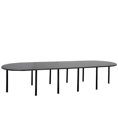 Tables FR-Table CONFERENCE OVALEX3 Pieds tube